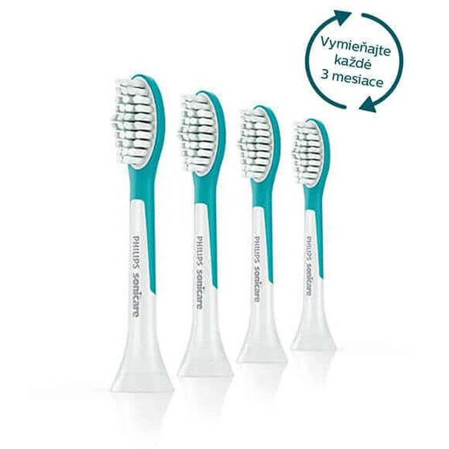 Philips Sonicare for Kids HX6044/33 Стандартний вік Звукові насадки для щіток для дітей від 7 років і старше 4 шт.: ціни та характеристики