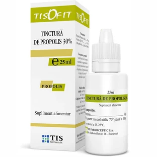 Тисофіт прополісу настойка, 25 мл, Tis Pharmaceutic