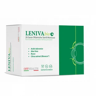 Офтальмологические салфетки Offhealth Leniva, одноразовые, стерильные, 20 штук