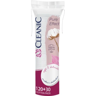 Очищающие диски Cleanic Cotton, 150 шт.