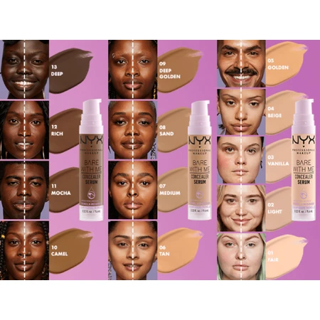 NYX Professional Makeup Bare With Me Serum & Calm Concealer 8.5 Caramel Concealer, 9.6 мл: цены и характеристики