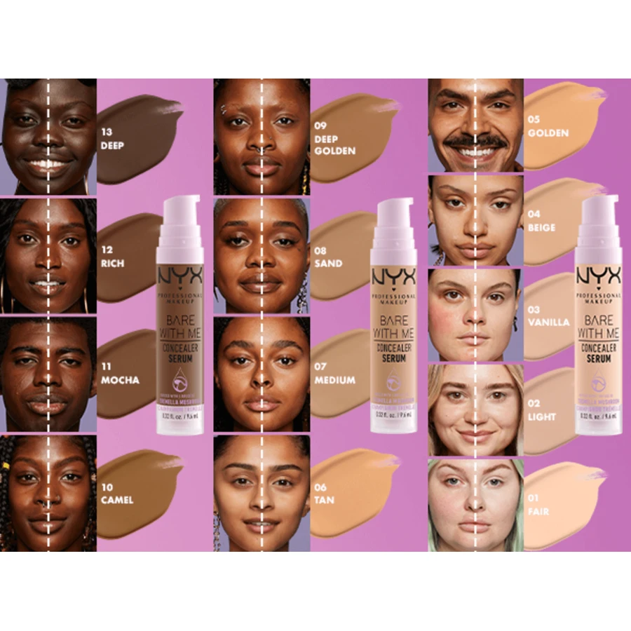 NYX Professional Makeup Bare With Me Serum & Calm Concealer 8.5 Caramel Concealer, 9.6 мл: цены и характеристики