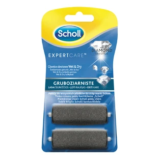 Scholl Expert Care, змінні ротаційні насадки Wet & Dry груба зернистість з алмазними кристалами, 2 шт.