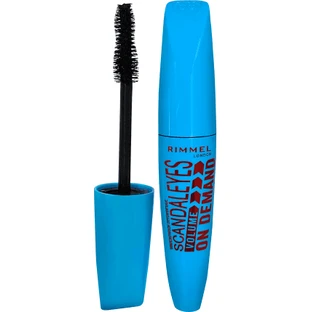 Водостійка туш для вій Rimmel London ScandalEyes Volume on Demand 001 Black, 12 мл