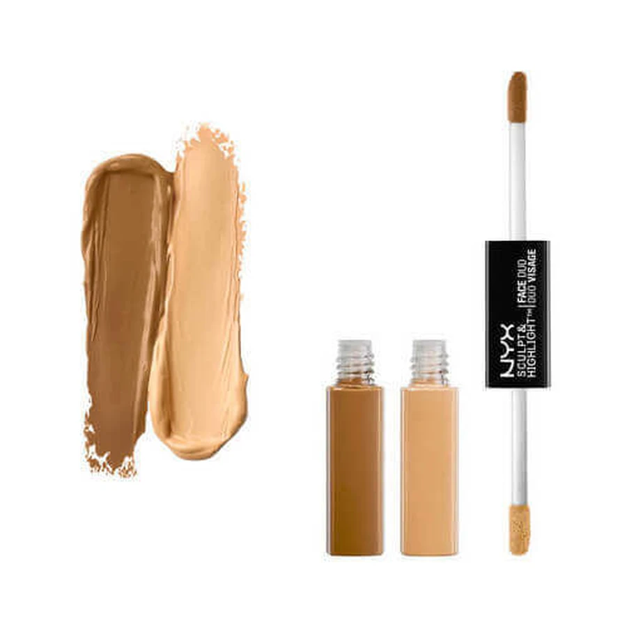 NYX Professional Makeup Sculpt & Highlight Face Duo 02 Almond Light: цены и характеристики