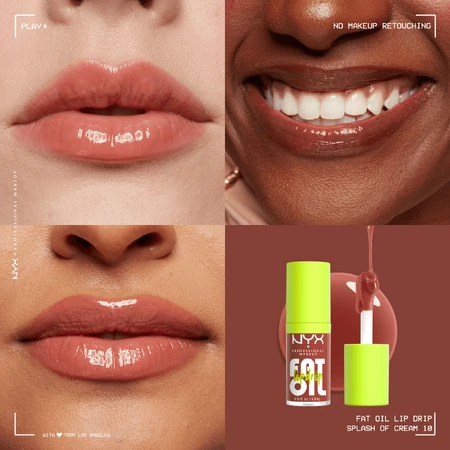 NYX Professional Makeup Fat Oil Lip Drip Lip Oil 10 Splash Of Cream: цены и характеристики