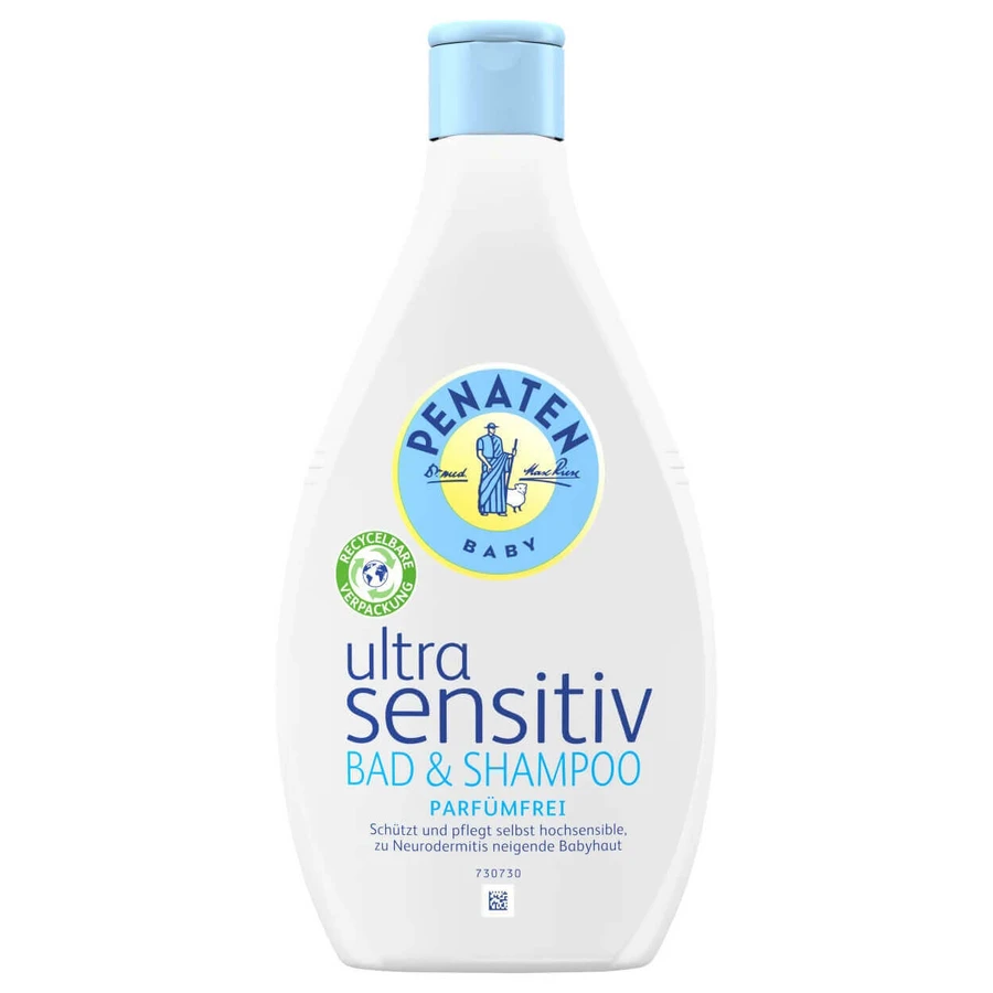 Средство для тела и волос Penaten Baby Ultra Sensitive с первого дня, 400 мл: цены и характеристики