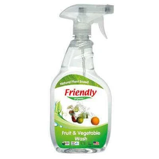 Органический спрей для мытья овощей и фруктов, 650 мл, Friendly Organic