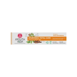 Ayuthveda Ayurvedic Total Care, 360 зубна паста з куркумою та евкаліптовою олією, 100 г