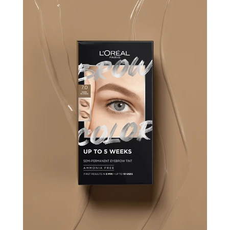 Напівстійка фарба для брів L'Oréal Paris Brow Color 7.0 Темно-русявий: ціни та характеристики