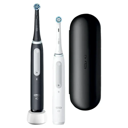 Електрична зубна щітка Oral B iO Series 4 Duo Black&White 1×1, електрична зубна щітка: ціни та характеристики