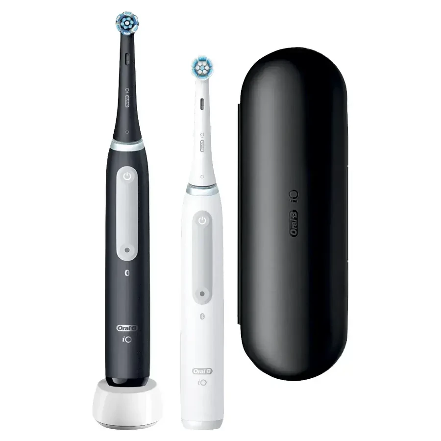 Електрична зубна щітка Oral B iO Series 4 Duo Black&White 1×1, електрична зубна щітка: ціни та характеристики