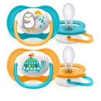 Avent Ultra Air, пустушка, силіконова, ортодонтична, для хлопчика, SCF080/07, 6-18 місяців, 2 пари: ціни та характеристики