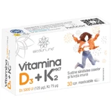 Вітамін D3 + K2 BioSunLine Vitamina D3 + K2, 30 жувальних таблеток