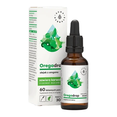 Aura Herbals Oregadrop, масло орегано, капли, 30 мл: цены и характеристики