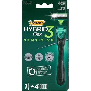 BIC Гибридная бритва 1+4рез, 1 шт.