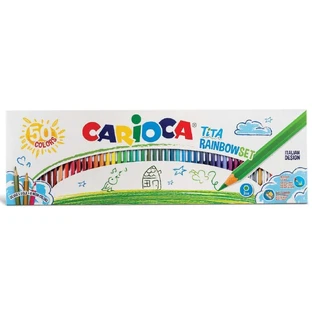 Набор цветных карандашей Tita Rainbow, 50 штук, Carioca