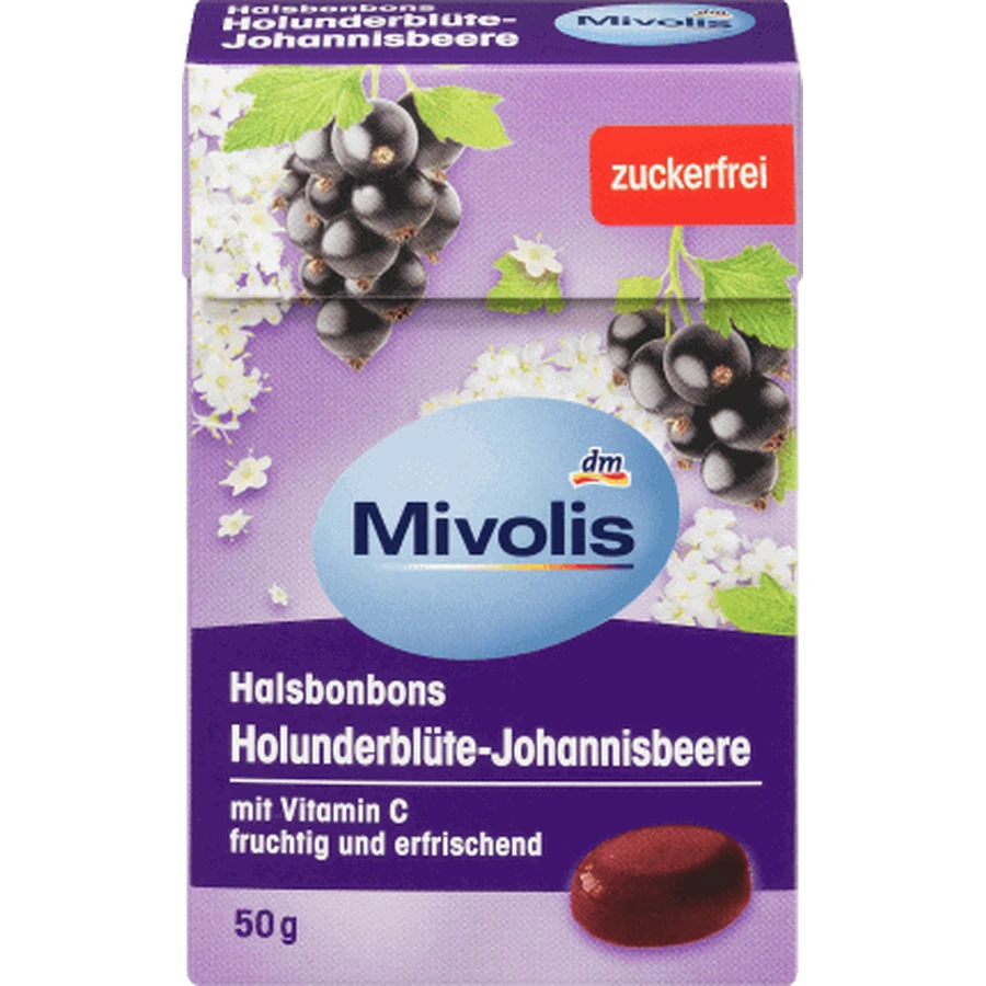 Mivolis Конфеты с бузиной и ягодами бузины, 50 г: цены и характеристики