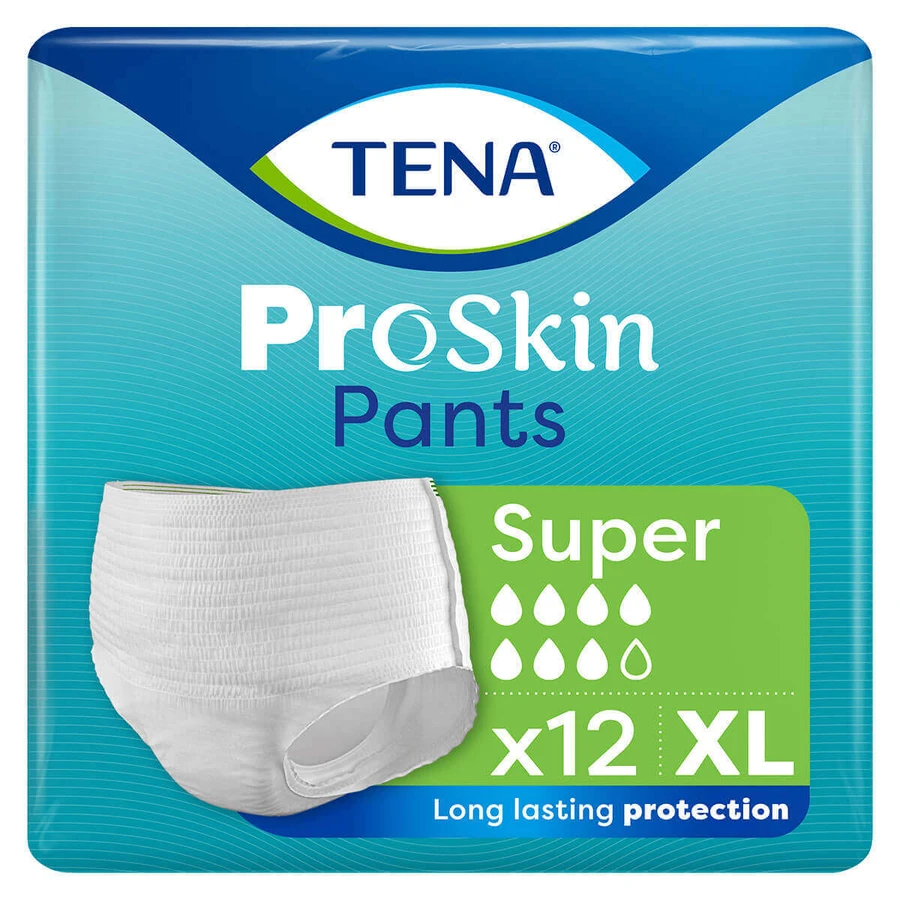 Tena Pants ProSkin, хонічні трусики, розмір XL, 120-160 см, супер, 12 штук: ціни та характеристики