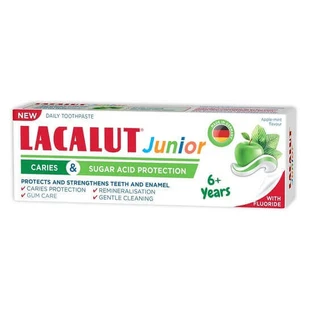 Зубная паста 6+ лет Lacalut Junior, 55 мл, Theiss Naturwaren