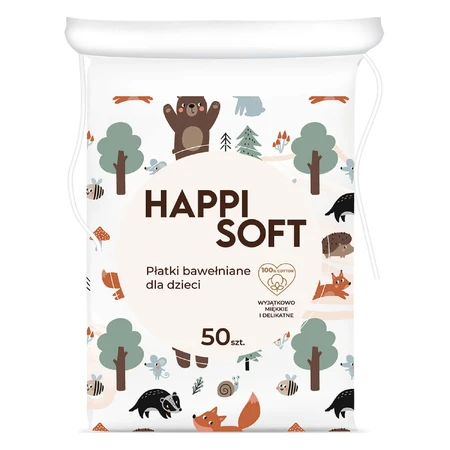 Happi Soft, дитячі пластирі буйволи, квадратні, 50 штук: ціни та характеристики