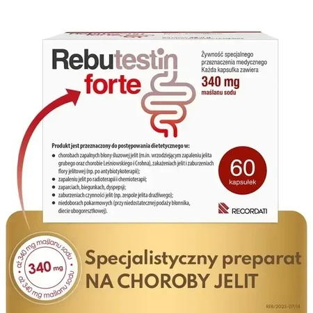Ребутестин Форте Recordati Rebutestin Forte, 60 капсул: цены и характеристики