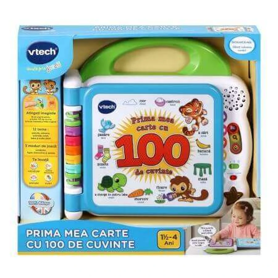Моя первая книга из 100 слов, 1-5 лет, Vtech Toodler: цены и характеристики