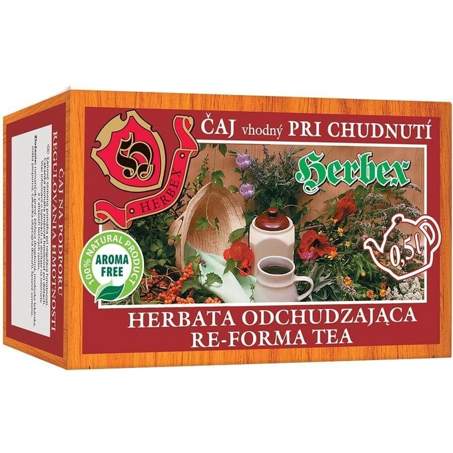 Чай для схуднення Herbex - трав'яний 20 х 3 г: ціни та характеристики