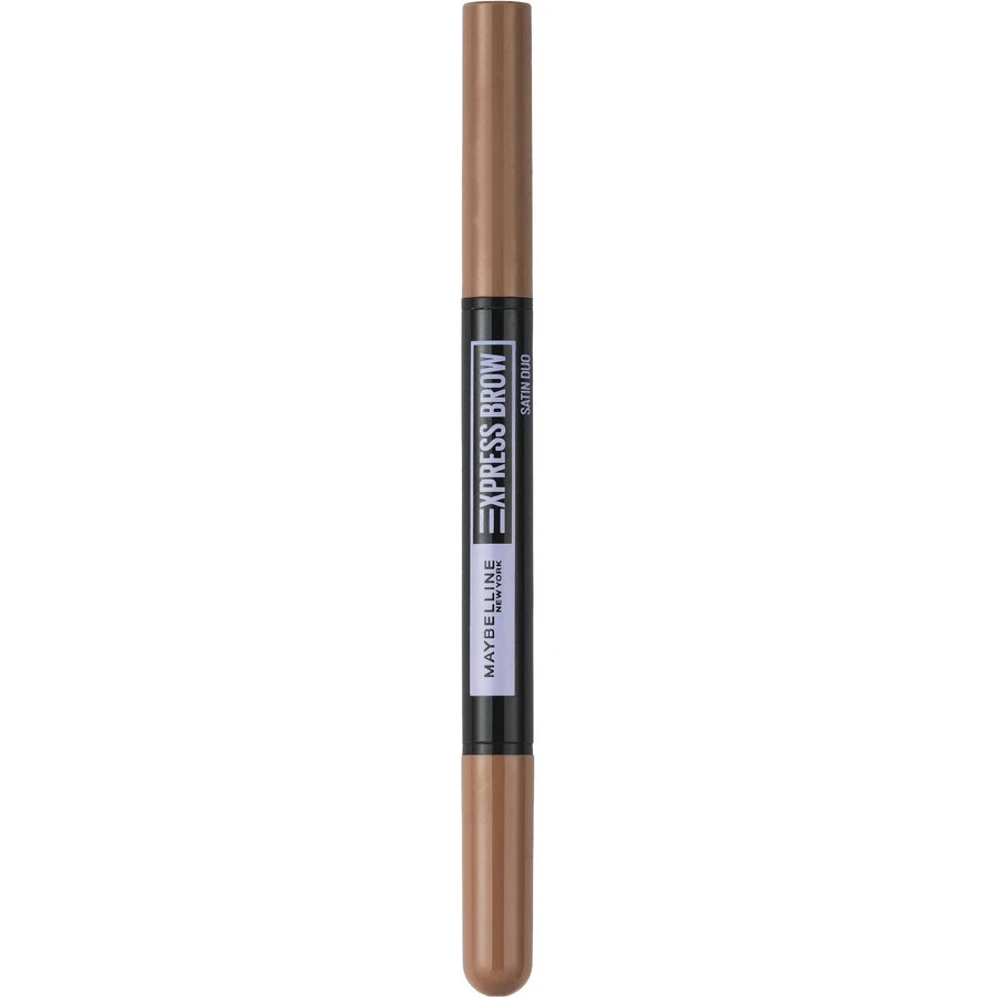 Maybelline New York NY Express Brow Satin Duo 01 Темно-блондинистий олівець для брів і пудра для брів Duo: ціни та характеристики