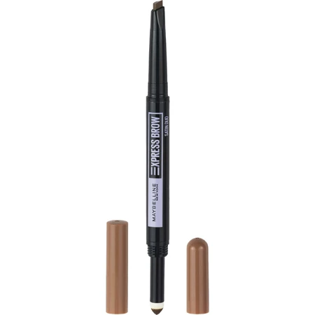 Maybelline New York NY Express Brow Satin Duo 01 Темно-блондинистий олівець для брів і пудра для брів Duo: ціни та характеристики