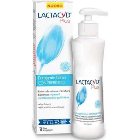 Lactacyd Интимная моющая эмульсия с пребиотиками Pharma Prebiotic Plus 1×250 мл, интимная моющая эмульсия: цены и характеристики