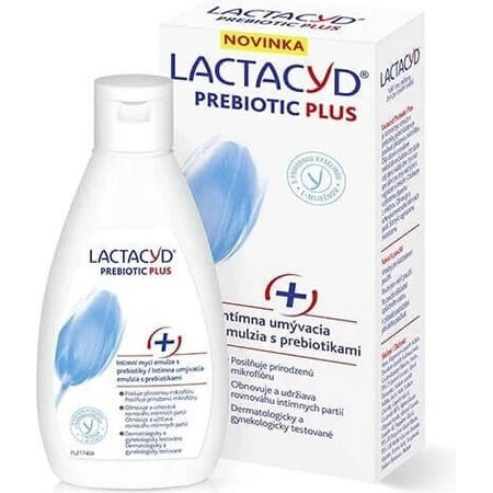 Lactacyd Интимная моющая эмульсия с пребиотиками Pharma Prebiotic Plus 1×250 мл, интимная моющая эмульсия: цены и характеристики