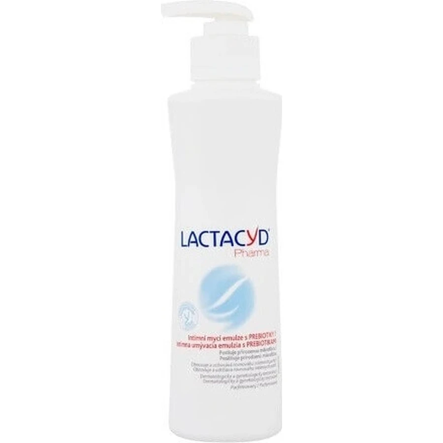 Lactacyd Интимная моющая эмульсия с пребиотиками Pharma Prebiotic Plus 1×250 мл, интимная моющая эмульсия: цены и характеристики