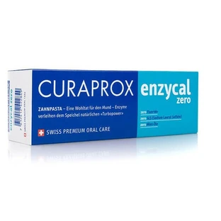 Зубная паста Curaprox EnzyCal Zero с ферментами и без фтора, 75 мл