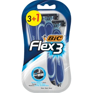 Бритва BIC FLEX3, 4 шт.