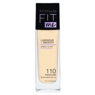 Maybelline Fit Me Luminous + Smooth Brightening Foundation 110 Porcelain, 30 мл