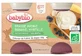 Babybio Овсяное молоко + банан + брассе из черной смородины 2 x 130 г