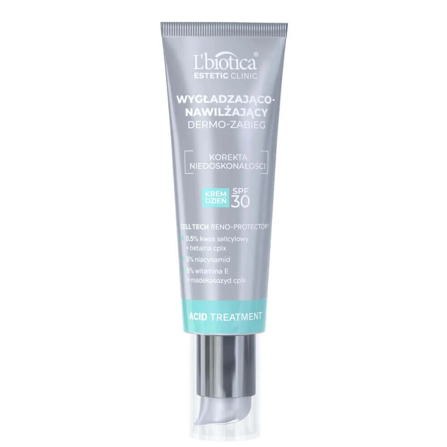 L biotica Estetic Clinic Acid Treatment Розгладжуючий і зволожуючий крем Dermo-Cure SPF 30, 35 мл: ціни та характеристики