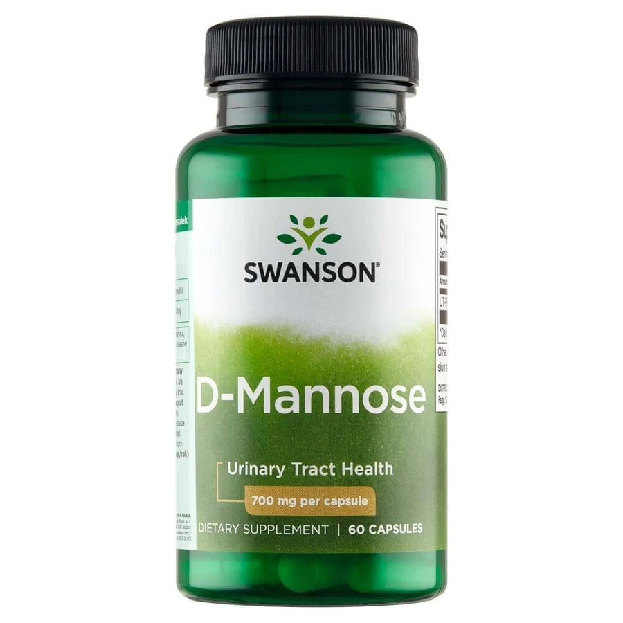 Swanson D-Mannose, D-маноза, 60 капсул: ціни та характеристики