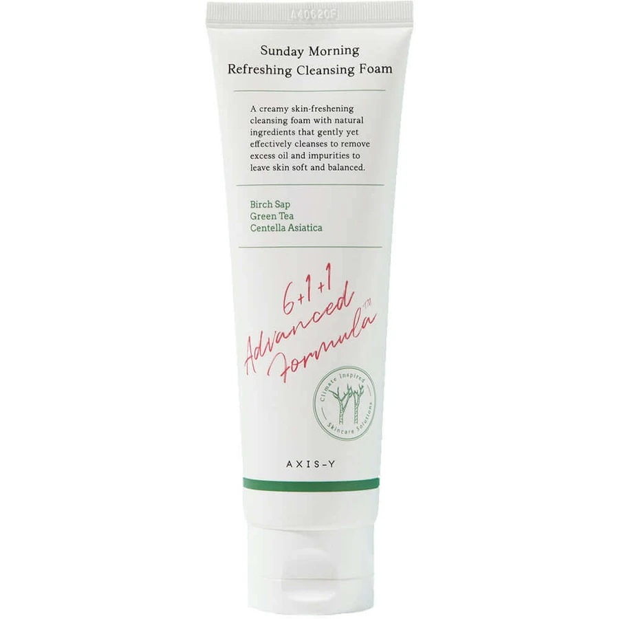 Sunday Morning Refreshing Cleansing Foam - Пенящийся очищающий гель с натуральными экстрактами, AXIS-Y, 120 мл: цены и характеристики
