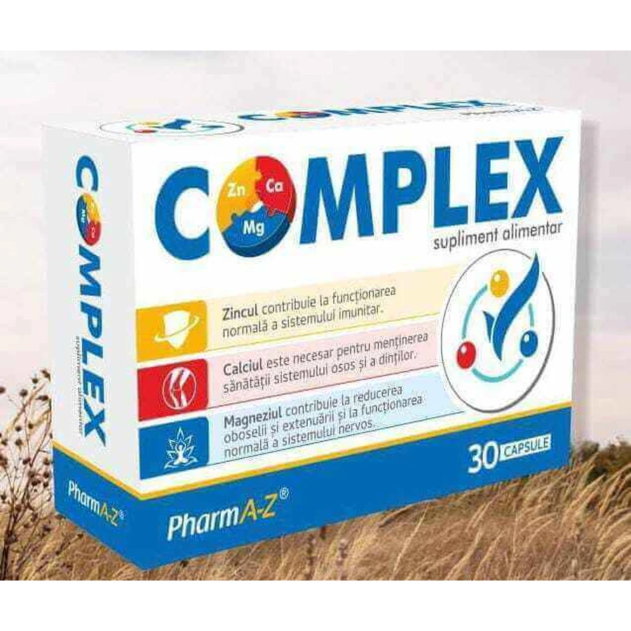 Комплекс Ca+Mg+Zn x 30 капсул Pharm A-Z: ціни та характеристики