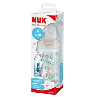 Пляшечка для годування Nuk First Choice+ Disney Baby з силіконовою соскою розмір M, 6-18 місяців, 300 мл