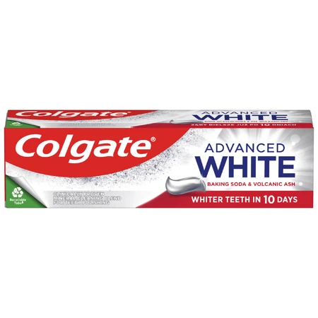 Colgate Advanced White Baking Soda & Volcanic Ash, отбеливающая зубная паста, 75 мл: цены и характеристики
