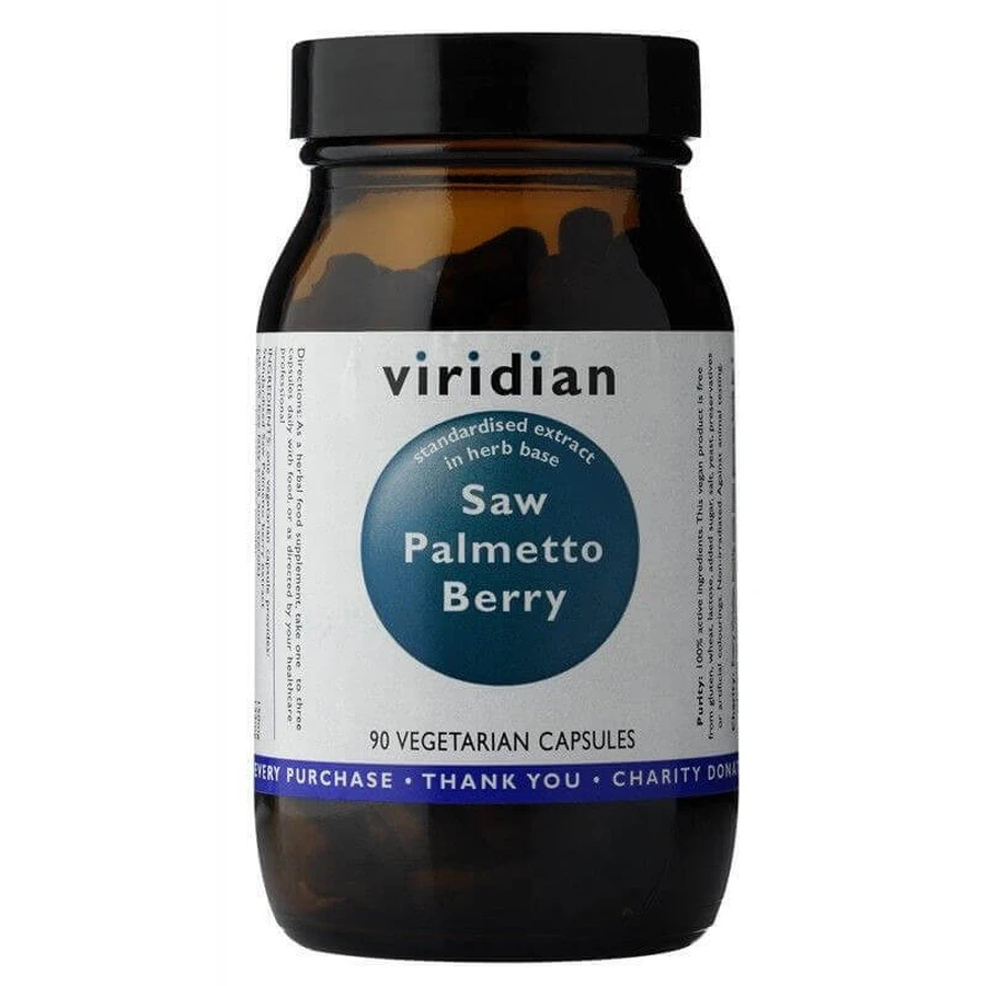 Viridian Saw Palmetto Berry 90 капсул: ціни та характеристики