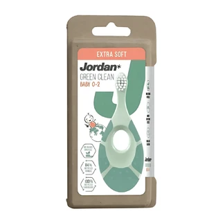 Детская зубная щетка Green Clean Baby, 0-2 года, экстра мягкая, Jordan