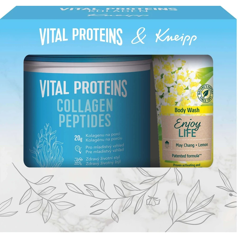Vital Proteins Коллагеновые пептиды 567 г + Гель для душа Kneipp 200 мл: цены и характеристики