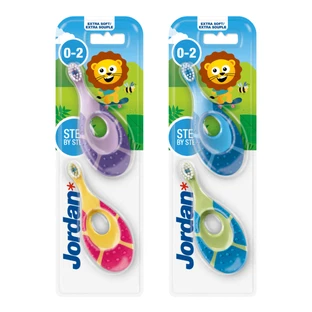 Зубная щетка Jordan Step by Step для детей 0-2 лет, 2 штуки