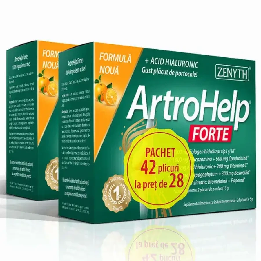 АртроХелп Форте Zenyth ArtroHelp Forte, 28+14 саше: ціни та характеристики