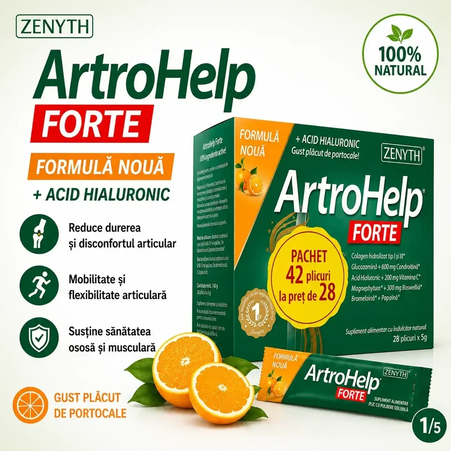 АртроХелп Форте Zenyth ArtroHelp Forte, 28+14 саше: ціни та характеристики