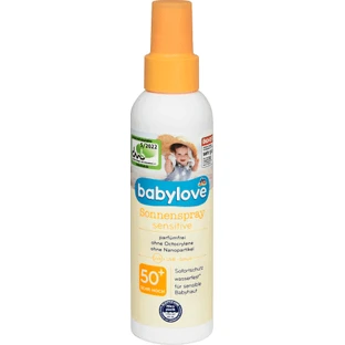 Сонцезахисний спрей Babylove для чутливої шкіри  SPF 50+, 150 мл